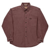 Rugged Outdoorwear Woolrich Shirt - Medium Burgundy Cotton