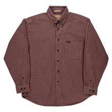  Rugged Outdoorwear Woolrich Shirt - Medium Burgundy Cotton