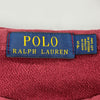 Ralph Lauren Sweatshirt - Small Burgundy Cotton