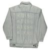 Guess Logo On Back Guess Graphic Denim Jacket - XS Light Wash Cotton