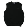 Vintage black Chaps Ralph Lauren Sweater Vest - mens x-large