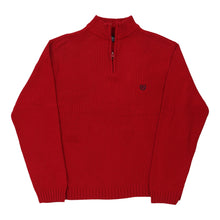  Vintage red Chaps Ralph Lauren 1/4 Zip - mens x-large