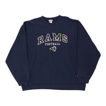  Vintage navy St. Louis Rams Reebok Sweatshirt - mens x-large