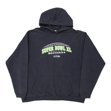  Vintage black Seattle Seahawks Super Bowl XL Reebok Hoodie - mens x-large