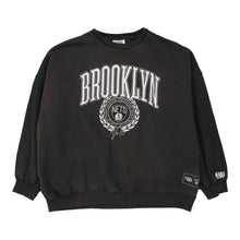  Vintage black Brooklyn Nets Nba Sweatshirt - mens small