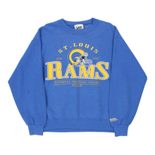  Vintage blue Made in USA St. Louis Rams Lee Sport Sweatshirt - mens medium