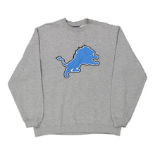  Vintage grey Detroit Lions Reebok Sweatshirt - mens medium