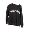 Vintage black Tommy Hilfiger Sweatshirt - mens small