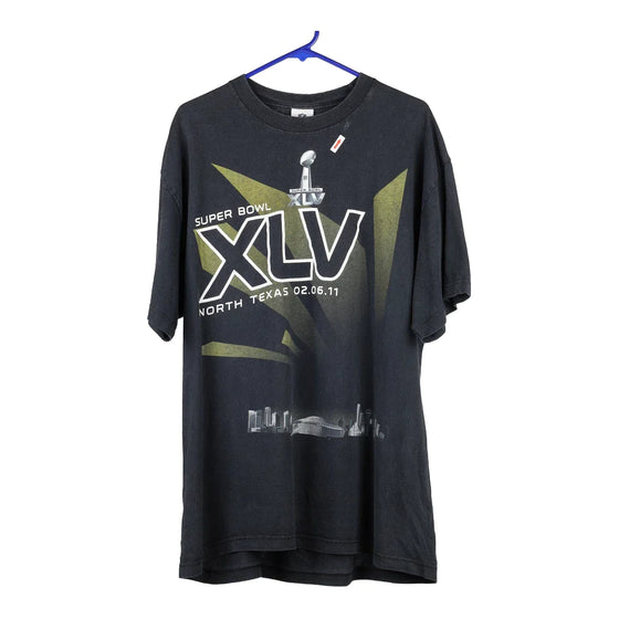 Pre-Loved black Super Bowl 2011 Nfl T-Shirt - mens x-large