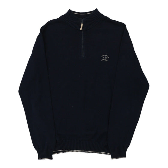 Vintage navy Paul & Shark 1/4 Zip - mens x-small