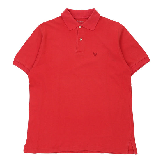 Vintage red Avirex Polo Shirt - mens medium