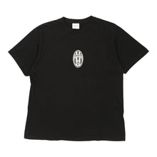  Vintage black Juventus FC Jhk T-Shirt - mens medium