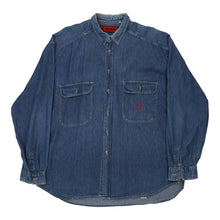  Vintage blue Ferrari Denim Shirt - mens x-large