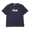 Vintage navy Fila T-Shirt - mens x-large