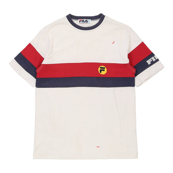 Vintage white Fila T-Shirt - mens small