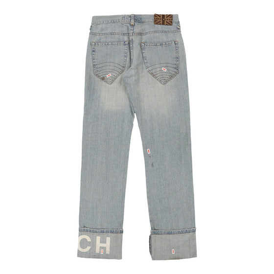 Richmond Jeans - 32W UK 12 Blue Cotton