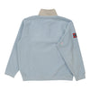 Napapijri Spellout 1/4 Zip - XL Blue Cotton