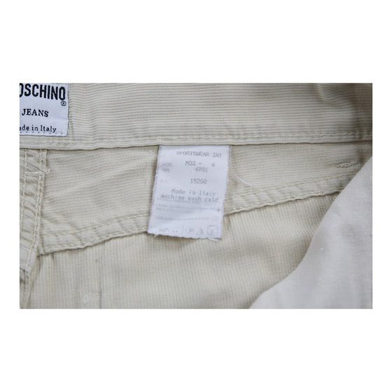 Moschino Jeans Jeans - 30W UK 12 Beige Cotton