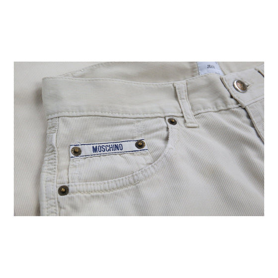 Moschino Jeans Jeans - 30W UK 12 Beige Cotton