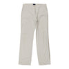 Moncler Trousers - 34W UK 14 White Cotton