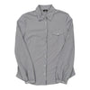 Armani Jeans Shirt - Small Grey Cotton