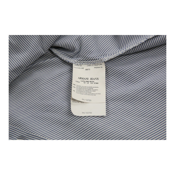 Armani Jeans Shirt - Small Grey Cotton