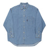 Les Copains Denim Shirt - XL Blue Cotton