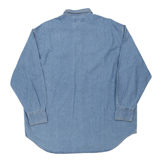 Les Copains Denim Shirt - XL Blue Cotton