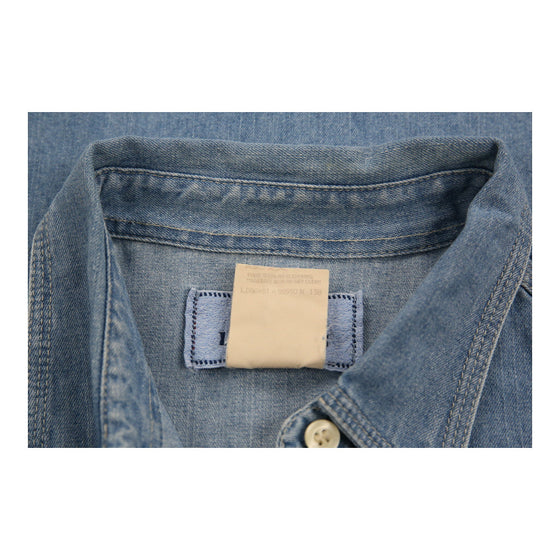 Les Copains Denim Shirt - XL Blue Cotton