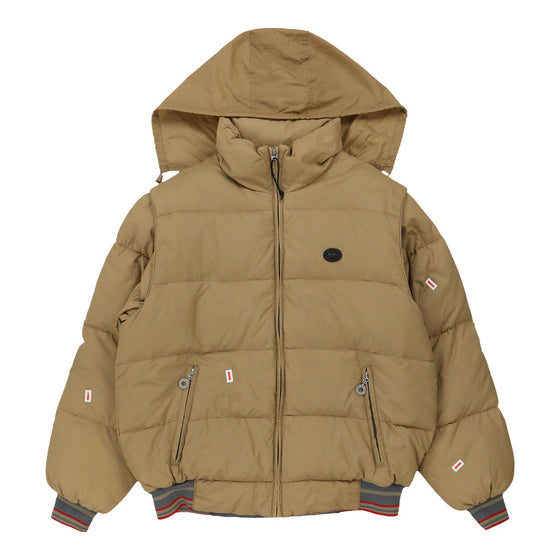 Age 13 Dolce & Gabbana Puffer - Medium Brown Polyester