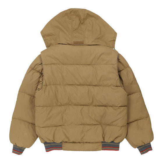 Age 13 Dolce & Gabbana Puffer - Medium Brown Polyester