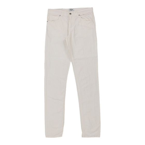 Age 14 Moschino Jeans - 30W 33L White Cotton