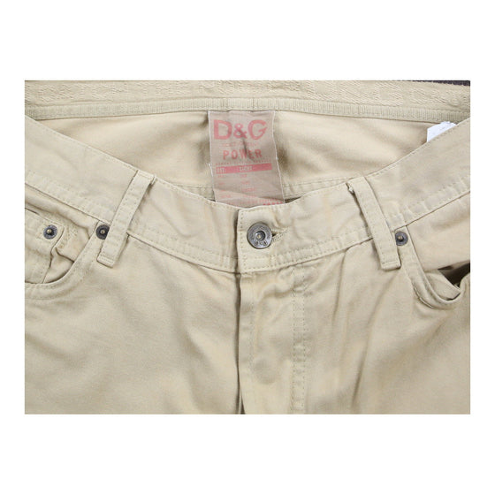 Vintage beige Dolce & Gabbana Trousers - mens 37" waist