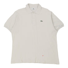  Vintage cream Lacoste Polo Shirt - mens large