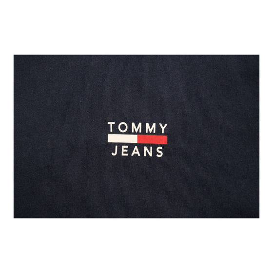 Vintage blue Tommy Jeans T-Shirt - mens large