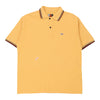 Vintage yellow Napapijri Polo Shirt - mens large