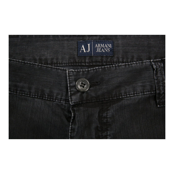 Vintage black Armani Jeans Jeans - mens 34" waist