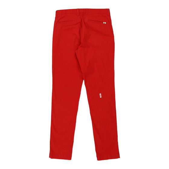 Vintage red Lacoste Trousers - mens 34" waist