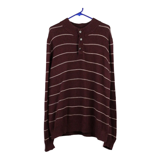 Vintage burgundy Levis Jumper - mens x-large