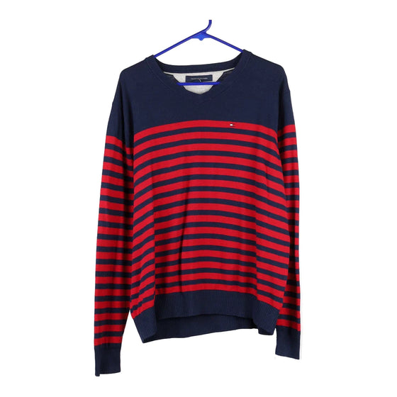 Vintage blue Tommy Hilfiger Jumper - mens medium