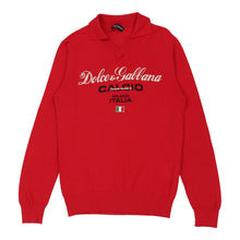  Vintage red Italia Dolce & Gabbana Jumper - mens large