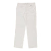 Vintage white Just Cavalli Trousers - womens 35" waist