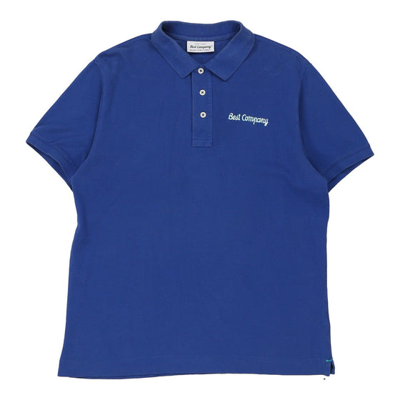 Vintage blue Best Company Polo Shirt - mens large