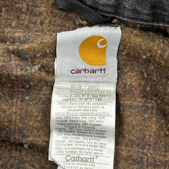 Carhartt Tall Jacket - Large Brown Cotton