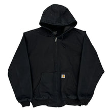  Relaxed Fit Carhartt Oversized Jacket - 2XL Black Cotton