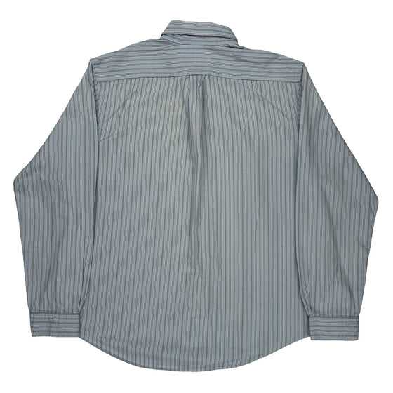 Ralph Lauren Striped Shirt - 2XL Blue Cotton