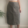 Vintage green Killer Loop Cargo Skirt - womens 30" waist