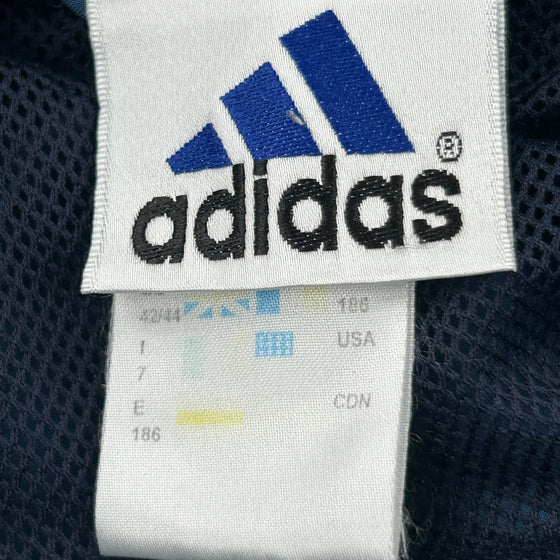 Adidas Track Jacket - Medium Blue Polyester