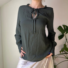  Vintage green Tricia Blouse - womens large