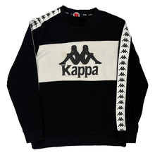  Kappa Spellout Sweatshirt - Large Black Cotton